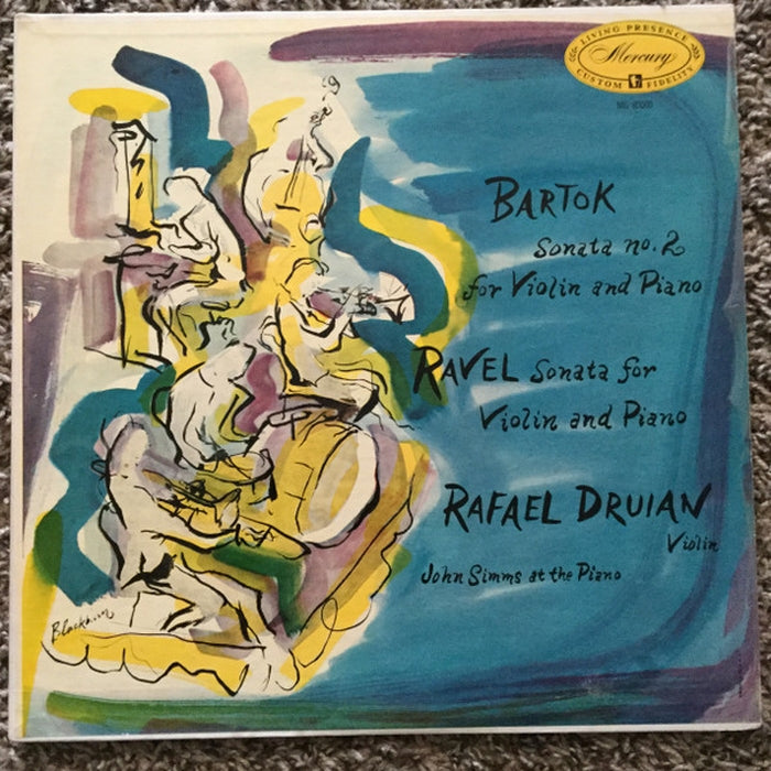 Rafael Druian, John Simms, Béla Bartók, Maurice Ravel – Sonata No. 2 For Violin And Piano / Sonata For Violin And Piano (LP, Vinyl Record Album)