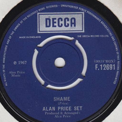 The Alan Price Set – Shame (LP, Vinyl Record Album)
