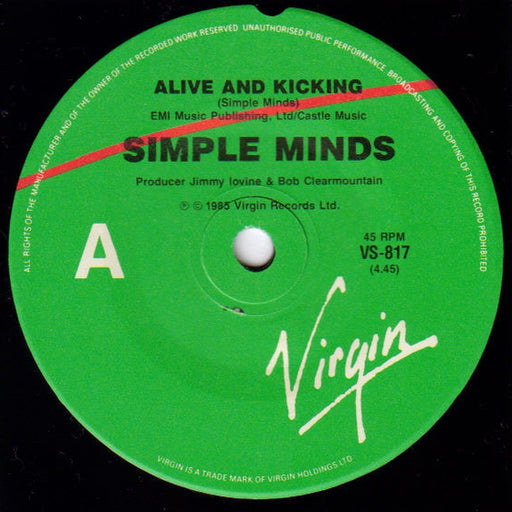 Simple Minds – Alive And Kicking (LP, Vinyl Record Album)