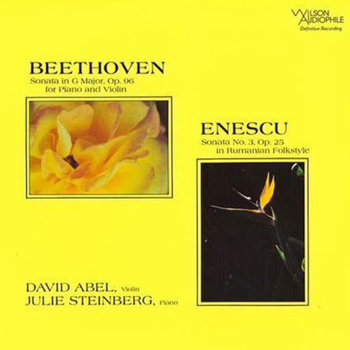 Ludwig van Beethoven, George Enescu, David Abel, Julie Steinberg – Sonata in G Major. Op 96 For Piano And Violin / Sonata No. 3 Op. 25 In Rumanian Folkstyle (LP, Vinyl Record Album)