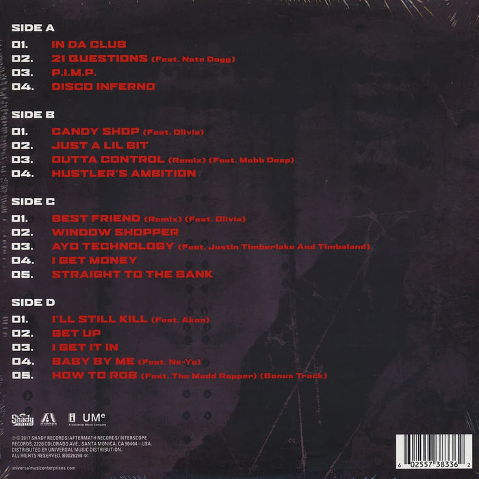 50 Cent – Best Of (2xLP) LP vinyl record, image 2 of 3