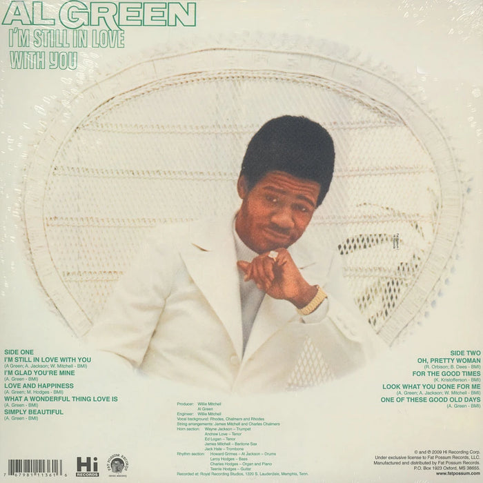 Al Green – I'm Still In Love With You LP vinyl record, image 2 of 2
