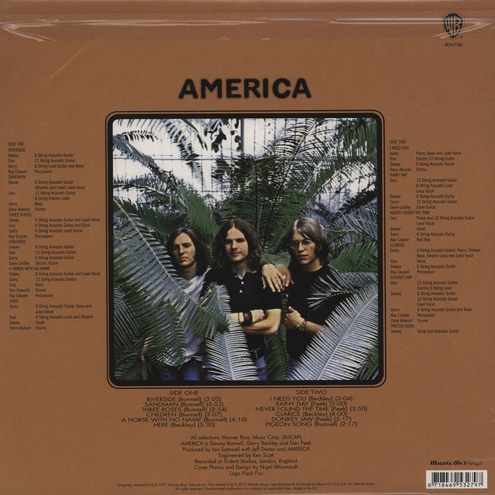 America – America LP vinyl record, image 2 of 3