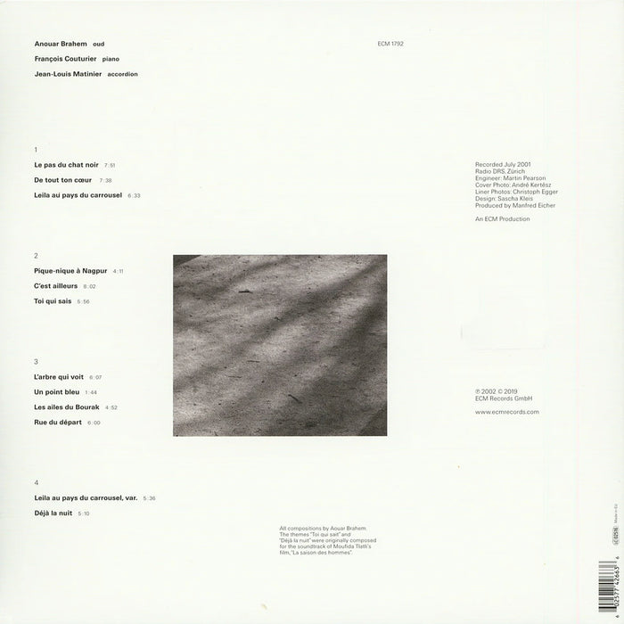 Anouar Brahem – Le Pas Du Chat Noir (2xLP, ECM) LP vinyl record, image 2 of 2