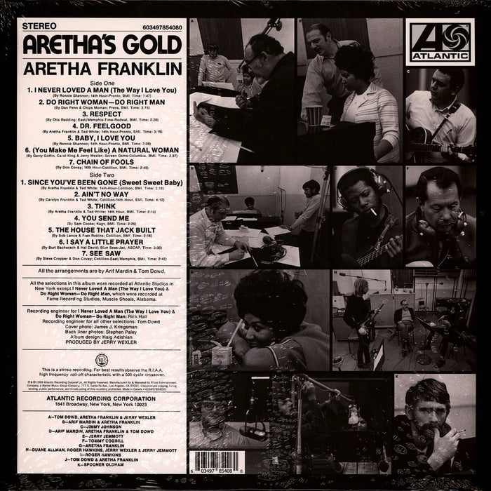 Aretha Franklin – Aretha's Gold LP vinyl record, image 2 of 2
