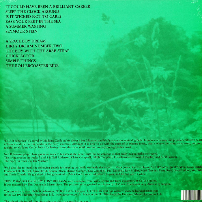Belle & Sebastian – The Boy With The Arab Strap LP vinyl record, image 2 of 3