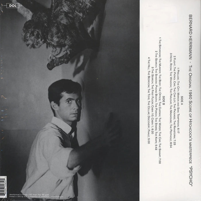 Bernard Herrmann – Psycho (The Original Film Score, Red vinyl) LP vinyl record, image 2 of 2