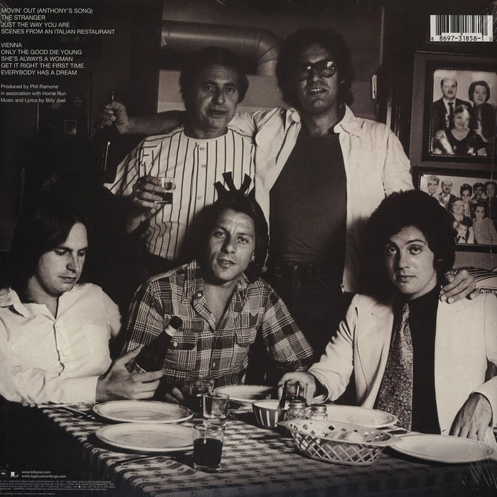 Billy Joel – The Stranger LP vinyl record, image 3 of 3