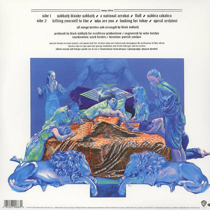 Black Sabbath – Sabbath Bloody Sabbath LP vinyl record, image 2 of 2