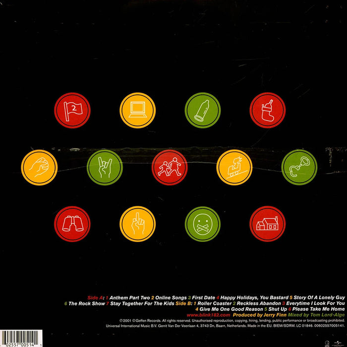 Blink-182 – Take Off Your Pants And Jacket LP vinyl record, image 2 of 3