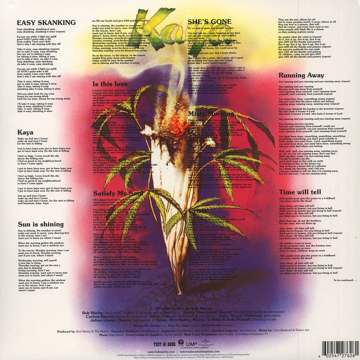 Bob Marley & The Wailers – Kaya LP vinyl record, image 2 of 3