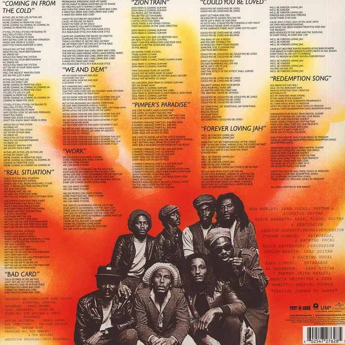 Uprising – Bob Marley & The Wailers LP vinyl record, image 2 of 2