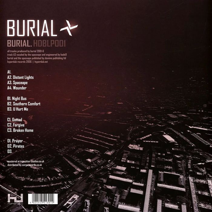 Burial – Burial (2xLP) LP vinyl record, image 2 of 3