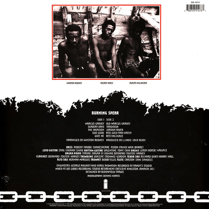 Burning Spear – Marcus Garvey LP vinyl record, image 2 of 2