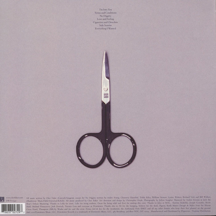 Thinking In Textures – Chet Faker LP vinyl record, image 2 of 3