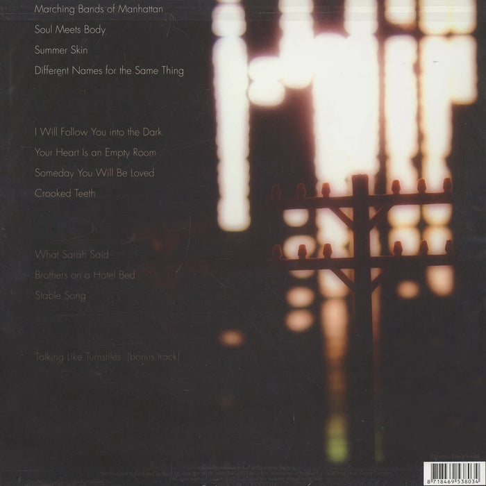 Death Cab For Cutie – Plans (2xLP) LP vinyl record, image 2 of 2