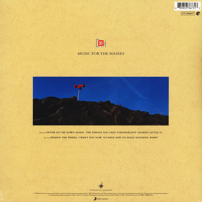 Depeche Mode – Music For The Masses LP vinyl record, image 2 of 2