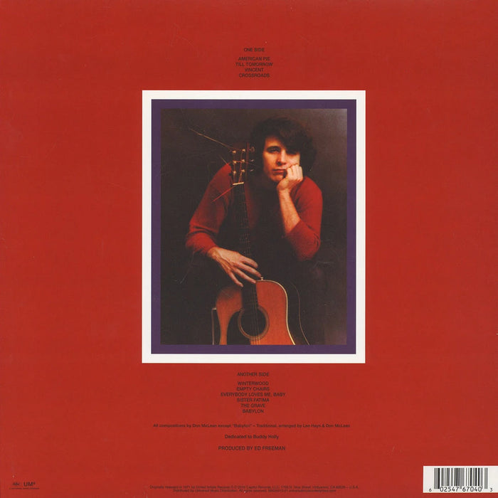 Don McLean – American Pie LP vinyl record, image 2 of 3