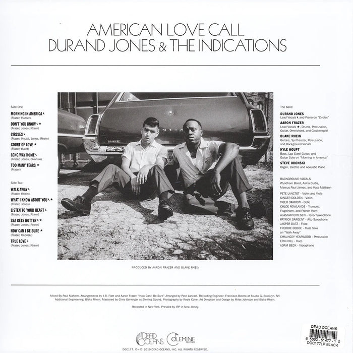 Durand Jones & The Indications – American Love Call LP vinyl record, image 2 of 3