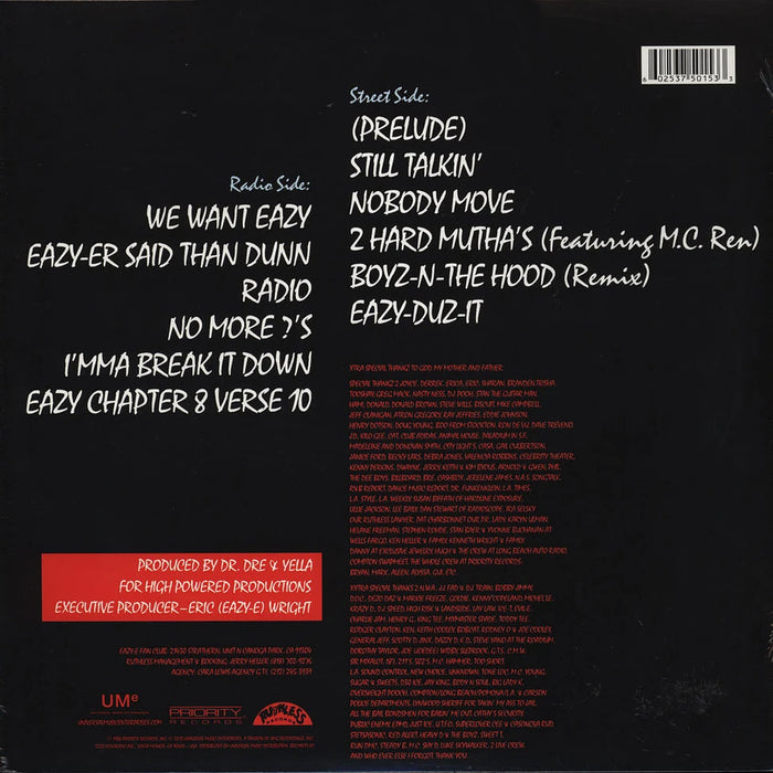 Eazy-E – Eazy-Duz-It LP vinyl record, image 2 of 2