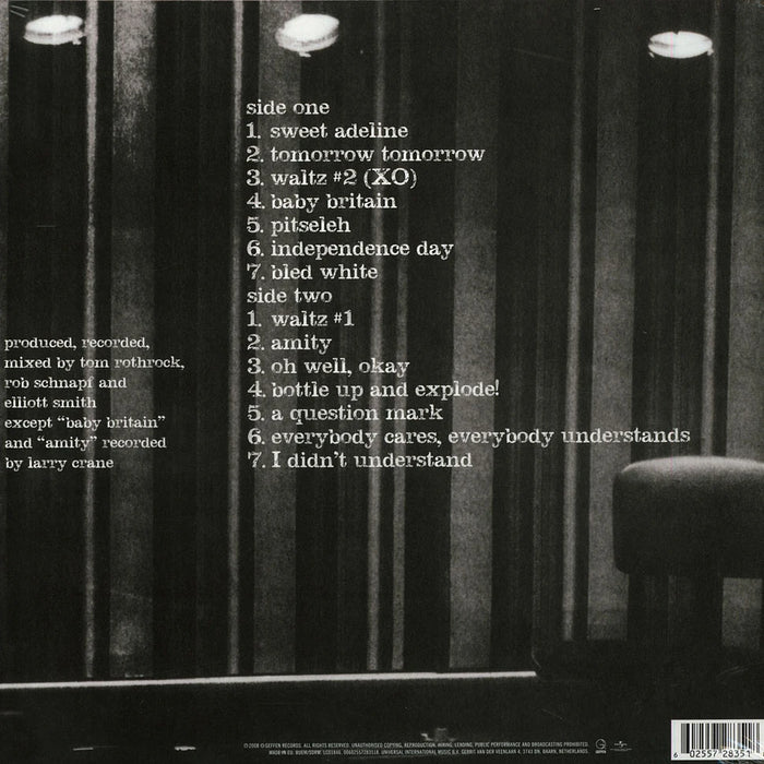 Elliott Smith – XO LP vinyl record, image 2 of 2
