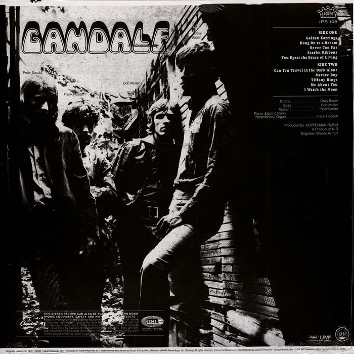 Gandalf – Gandalf (Clear Vinyl) LP vinyl record, image 2 of 3