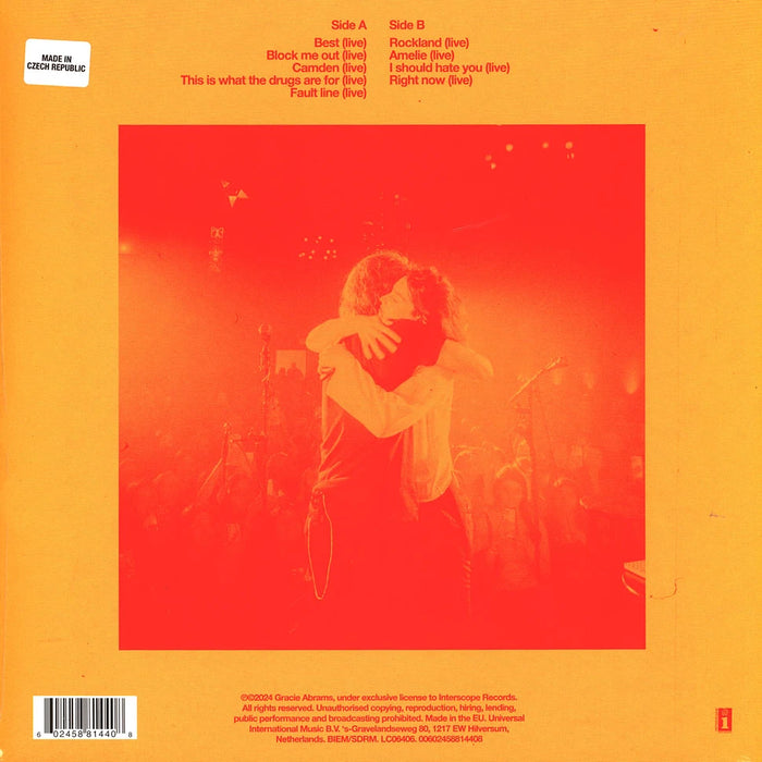 Gracie Abrams – The Good Riddance Acoustic Shows (Live, Magenta Vinyl) LP vinyl record, image 2 of 3