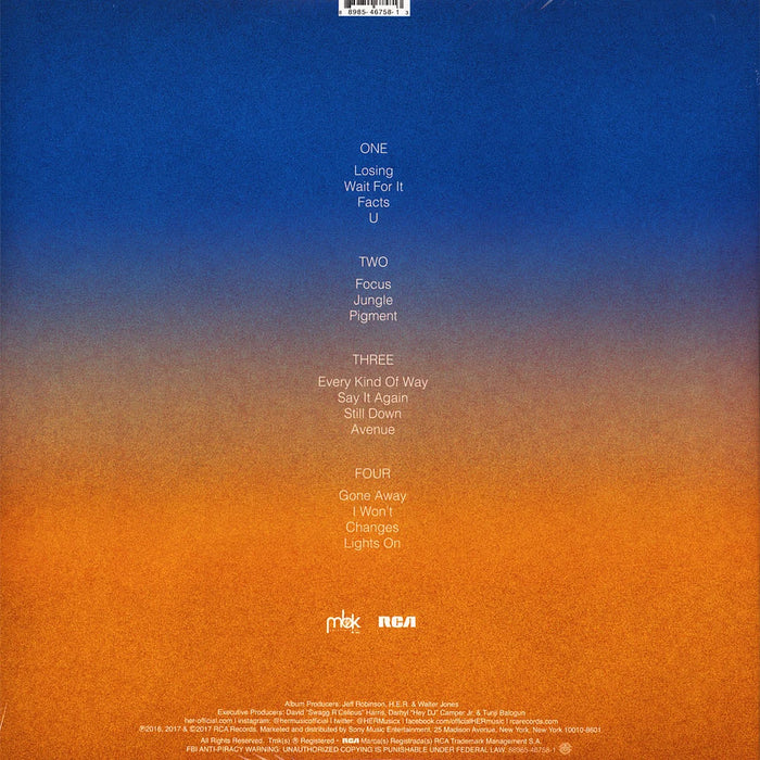H.E.R. – H.E.R. (2xLP) LP vinyl record, image 2 of 3