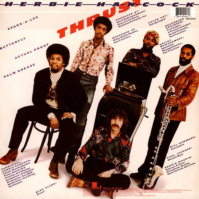 Herbie Hancock – Thrust LP vinyl record, image 2 of 3