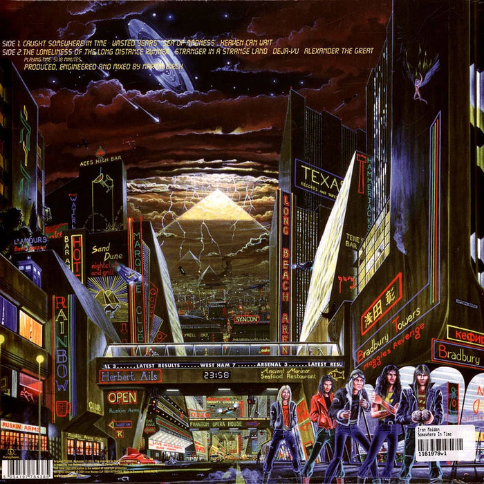 Iron Maiden – Somewhere in Time LP vinyl record, image 2 of 3