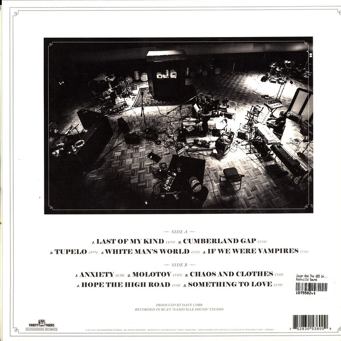 Jason Isbell And The 400 Unit – The Nashville Sound LP vinyl record, image 2 of 2