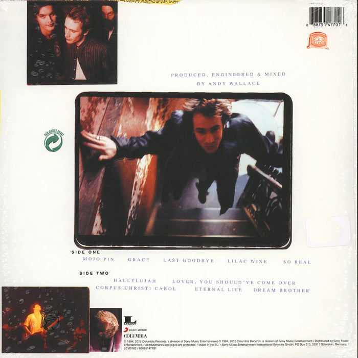 Jeff Buckley – Grace LP vinyl record, image 3 of 3