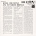 John Coltrane – My Favorite Things (Mono, Rhino Reserve, Blue Vinyl) LP vinyl record, image 2 of 2