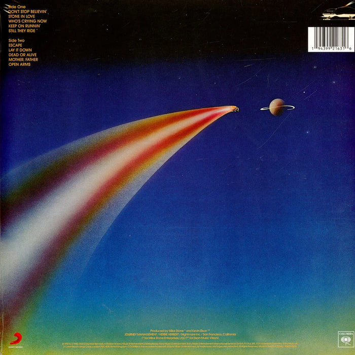 Journey – Escape LP vinyl record, image 2 of 3