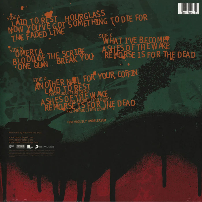 Lamb Of God – Ashes Of The Wake (2xLP) LP vinyl record, image 2 of 2