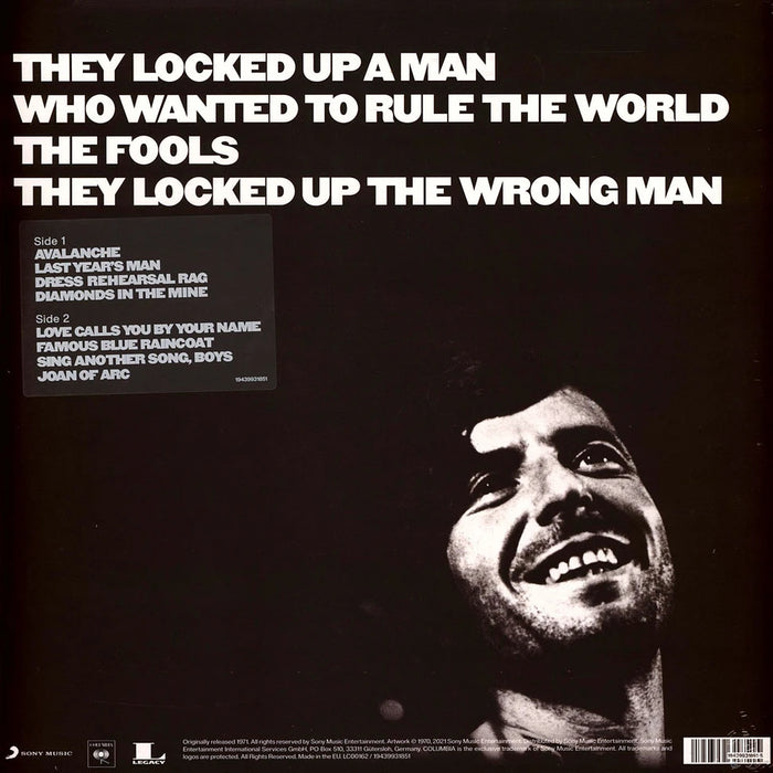 Leonard Cohen – Songs Of Love And Hate (50th Anniversary Edition) LP vinyl record, image 2 of 3