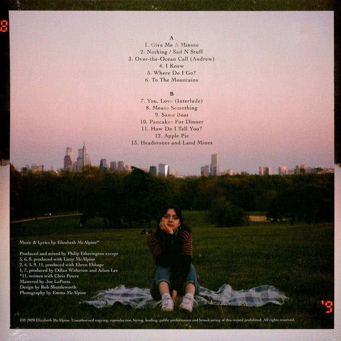 Lizzy McAlpine – Give Me A Minute (Pink Vinyl, 5th Anniversary Edition) LP vinyl record, image 2 of 4