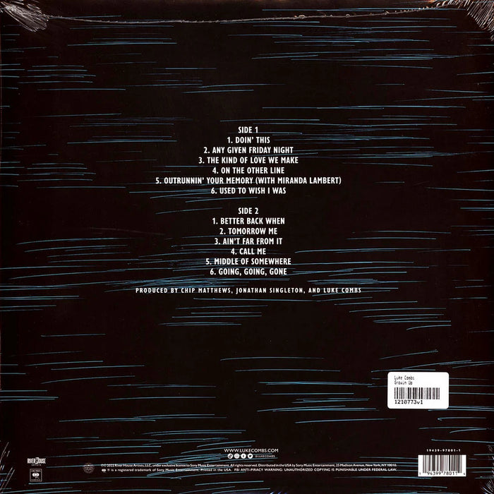 Luke Combs – Growin' Up LP vinyl record, image 2 of 3