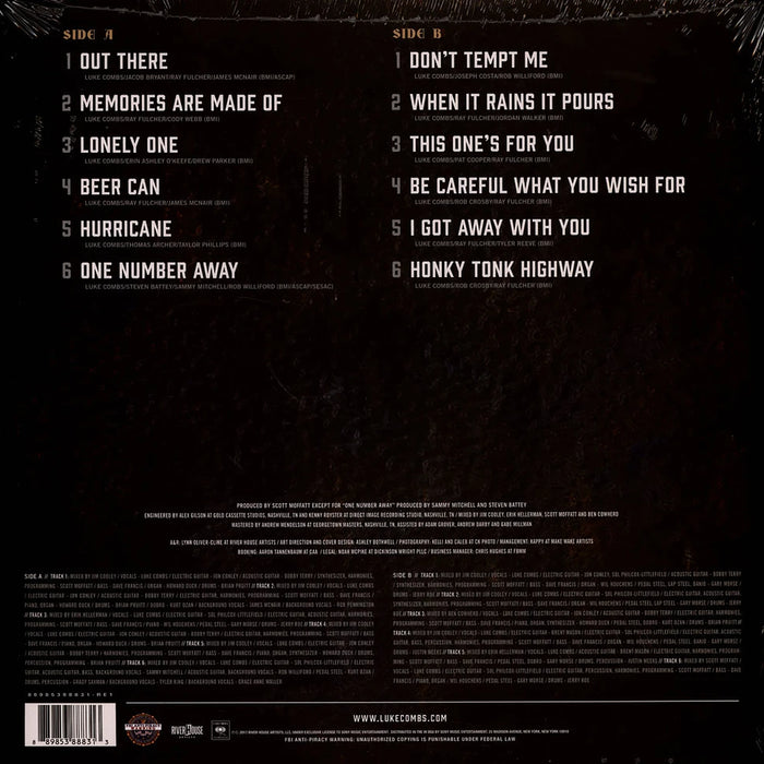 Luke Combs – This One's For You LP vinyl record, image 2 of 2