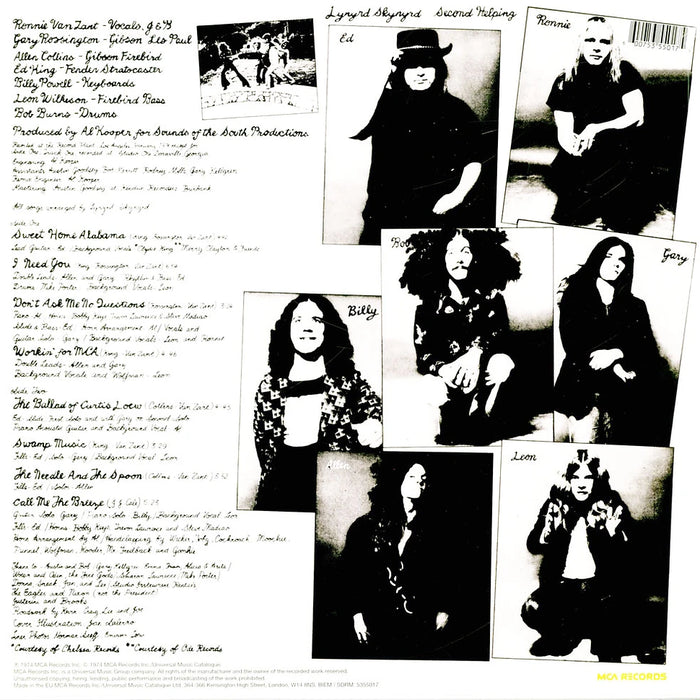 Lynyrd Skynyrd – Second Helping LP vinyl record, image 2 of 2