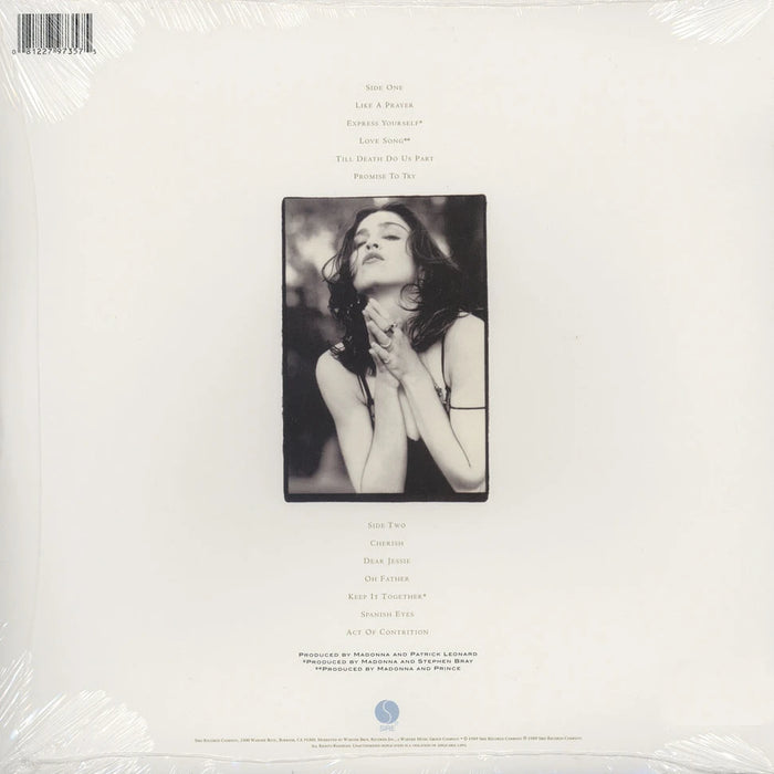 Like A Prayer – Madonna LP vinyl record, image 2 of 3