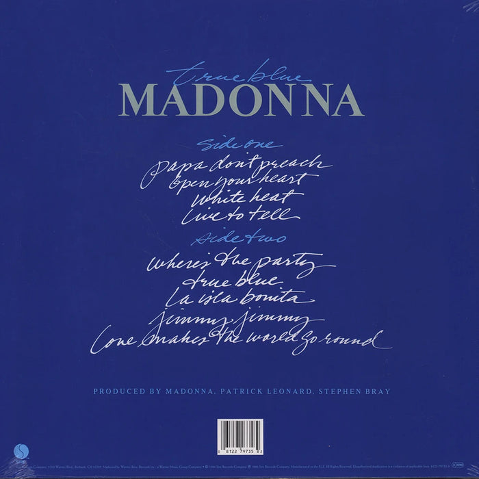 Madonna – True Blue LP vinyl record, image 2 of 2