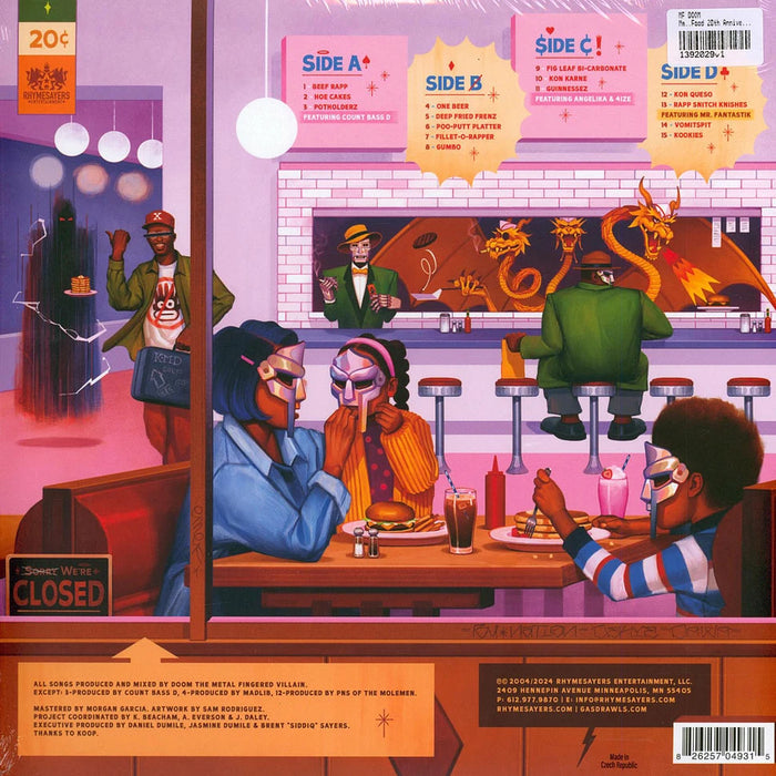 MF Doom – MM..Food (2xLP, 20th Anniversary Edition) LP vinyl record, image 2 of 3