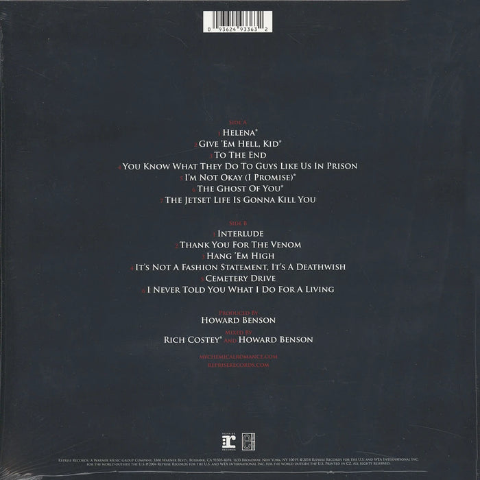My Chemical Romance – Three Cheers For Sweet Revenge LP vinyl record, image 2 of 3