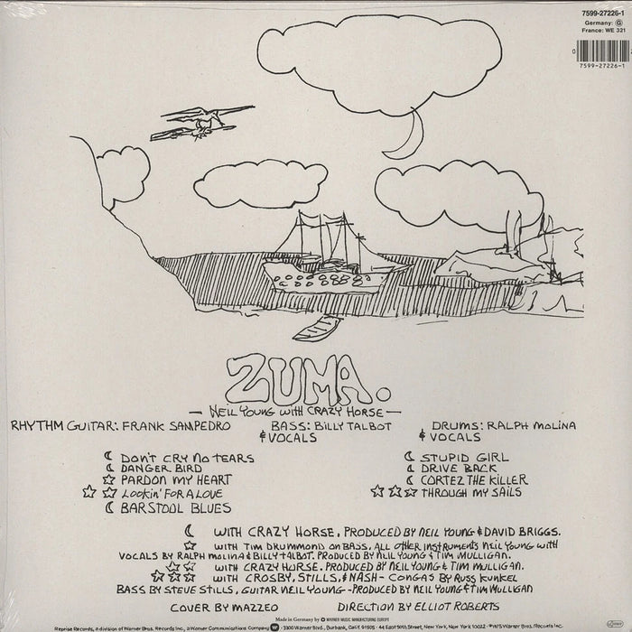 Neil Young, Crazy Horse – Zuma LP vinyl record, image 2 of 3