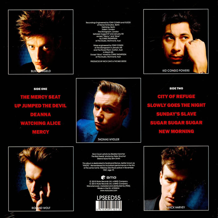 Tender Prey – Nick Cave & The Bad Seeds LP vinyl record, image 2 of 2