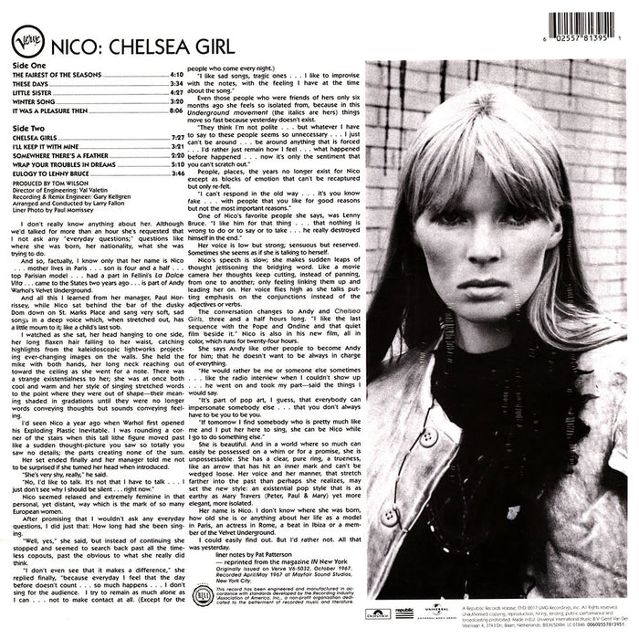 Nico – Chelsea Girl LP vinyl record, image 2 of 2