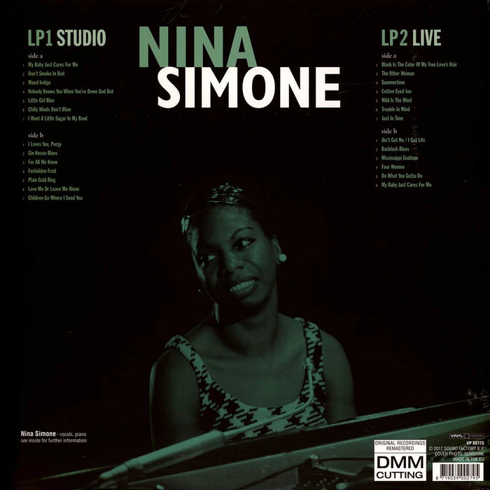 The Best Studio & Live Recordings – Nina Simone (2xLP) LP vinyl record, image 2 of 2