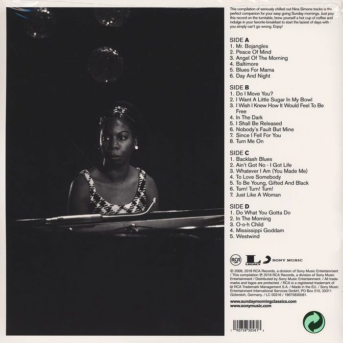 Nina Simone – Sunday Morning Classics (2xLP) LP vinyl record, image 2 of 2