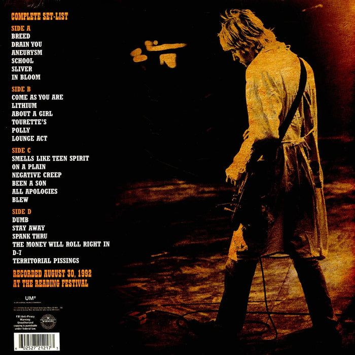 Nirvana – Live At Reading (2xLP) LP vinyl record, image 2 of 3